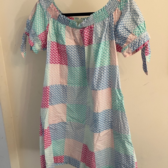 NWT Vineyard Vines Off the Shoulder Dress - Picture 2 of 3